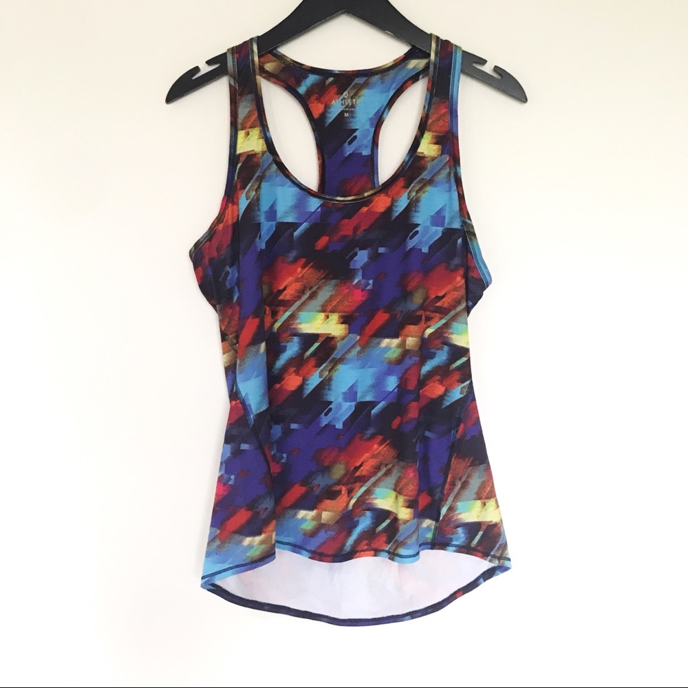Athleta Multicolor Chi Flowy Tank Medium